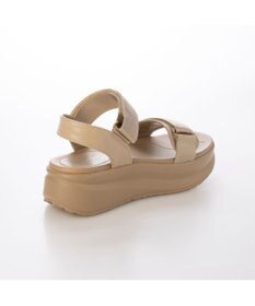 MODE ET JACOMO <noyau>厚底サテンベルクロスポーツサンダル