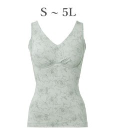 BRADELIS New York 【Yukine inc. / ブラデリス】ゆきねえ365綿混モアらく快適フルカップブラキャミ24 ノンワイヤー 補正 洋服に響きにくい ブラトップ カップ付き シェイパー YH524301