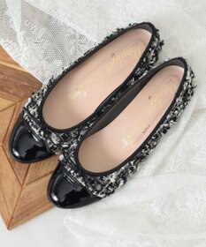 Bridget Birkin 【Bridget Birkin】ラメツイードバレエシューズ