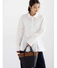 Te chichi ペプラムシャツ