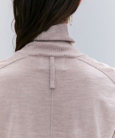 BEIGE， 【洗える・VERY NaVY12月号掲載】LA MONNAIE / バイカラーウールタートルニット