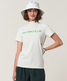 PW CIRCULUS 最新作！【WOMEN】 PIXEL GRAPHIC モックネックT  ゴルフウェア レディース