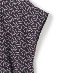 23区 【洗える】エスパドリーユ プリント ブラウス