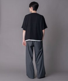 WEGO 【ユニセックス着用ITEM】ワンポイントフェイクレイヤードT（SS）