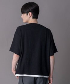 WEGO 【ユニセックス着用ITEM】ワンポイントフェイクレイヤードT（SS）