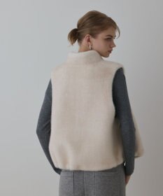 GRACE CONTINENTAL フェイクミンクベスト