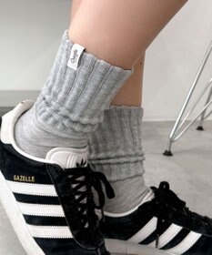 WEGO タグデザインボリュームリブソックス