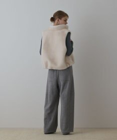 GRACE CONTINENTAL フェイクミンクベスト