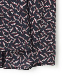 23区 【洗える】エスパドリーユ プリント ブラウス