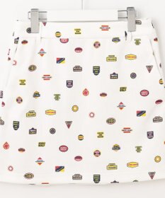 23区GOLF 【WOMEN】【吸水速乾】ステッカープリント スカート