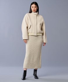 uncrave ラメ シャギー ニット スカート（uncrave STANDARD）