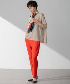 23区 【洗える】シャイニーシアー ボートネック ニット