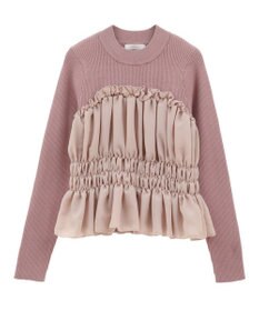 Green Parks ・ｓｗｉｎｇ　ｂｙ　ビスチェレイヤーハイネックニット