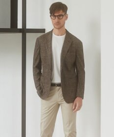 GOTAIRIKU 【宮田毛織】リネンジャージー カーディガンジャケット