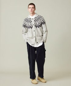 J.PRESS YORK STREET 【UNISEX】FOXMIX ノルディックカウチン ニットカーディガン