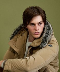 JOSEPH ABBOUD MOUNTAIN 【ECO撥水/ECOファー/9ポケット/ユニセックス】ＰＥ／ＮＹピーチダウン コート