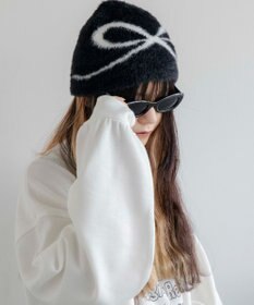 WEGO シャギーリボンニットワッチ