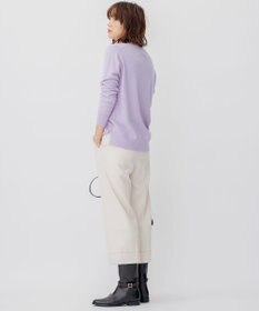 23区 【WEB限定】カシミヤブレンドバルキー Vネック ニット