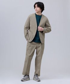 J.PRESS MEN 【J.PRESS ORIGINALS】【UNISEX】Nylon Polyurethane Dray Stretch No Collar Jacket