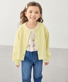 ANY KIDS 【洗濯機可能】スナップボタン カーディガン