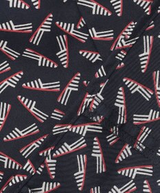 23区 【洗える】エスパドリーユ プリント ブラウス