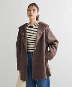 Green Parks もちやわ　袖口釦リブニットプルオーバー