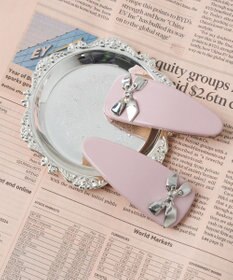 WEGO 【2点セット】L2Pモチーフパテッドバレッタ