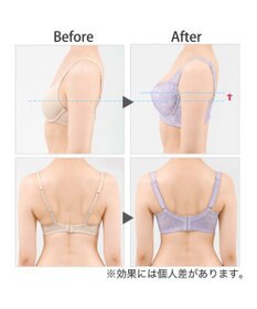 BRADELIS New York 【BRADELIS New York/コンパクト補整】サポートバックラインブラ23S1 グラマーさん向け 脇や背中をスッキリさせる補正ブラ