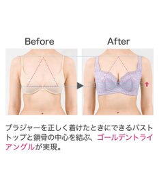 BRADELIS New York 【BRADELIS New York/コンパクト補整】サポートバックラインブラ23S1 グラマーさん向け 脇や背中をスッキリさせる補正ブラ