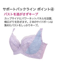 BRADELIS New York 【BRADELIS New York/コンパクト補整】サポートバックラインブラ23S1 グラマーさん向け 脇や背中をスッキリさせる補正ブラ