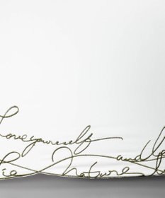 AURORA Beaurance ビューランス カリグラフィー刺しゅう柄 晴雨兼用パラソル傘 (トップフラット折傘)