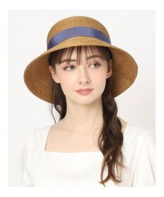 MOONBAT FURLA(フルラ) ペーパーブレードリボン巻きダウンハット サイズ調整可