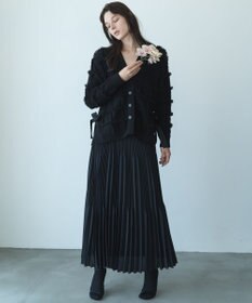 自由区 【カトリエムブーケ】Plis aleatoires シアープリーツスカート