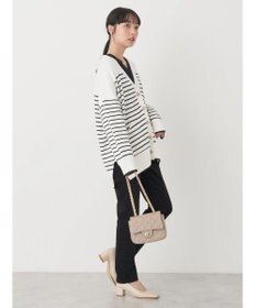 earth music&ecology レースＶネックテレコインナー