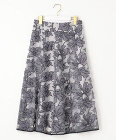 ANY SIS S 【洗える】Nobleエンブロイダリー スカート