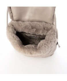 UNBILLION カシュカシュ cachecache / エコファーシンプルフラップショルダー