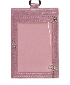 WEGO 【痛バ＆推し活グッズ】ダブルフェイスプリズムカードホルダーキーホルダー