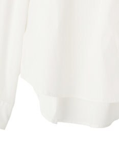 YECCA VECCA スカーフデザインアシメシャツ