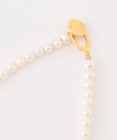 自由区 セミラウンドパールロング ネックレス