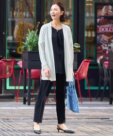 自由区 【好評につき新色追加・接触冷感・UVカット・洗える・XSサイズあり】ハンディカーディガン ロング丈