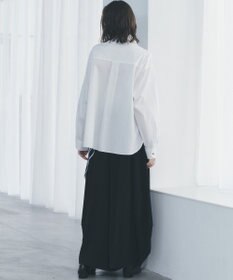 YECCA VECCA スカーフデザインアシメシャツ