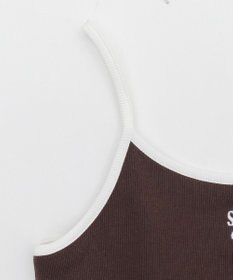 WEGO 【カップ付きインナー】ワンポイント刺繍キャミ