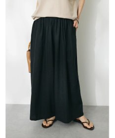 CRAFT STANDARD BOUTIQUE 【キナリノ別注】リネンレーヨンワイドパンツ