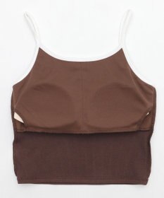 WEGO 【カップ付きインナー】ワンポイント刺繍キャミ