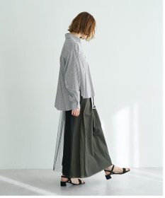 YECCA VECCA スカーフデザインアシメシャツ