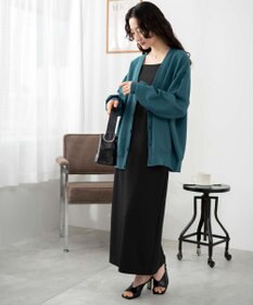 WEGO 【ユニセックス着用ITEM/紫外線対策/冷房対策】オーバーフィットドライタッチカーディガン