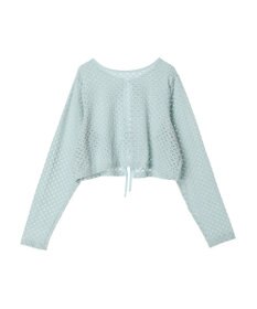 Green Parks ・ＥＬＥＮＣＡＲＥ　ＤＵＥ　２ｗａｙメッシュカーディガン