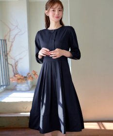 Tiaclasse 【セレモニー・新色追加】キーネックフレアワンピース