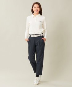 23区GOLF 【WOMEN】【吸湿発熱】グランサーモカノコ 裏起毛シャツ