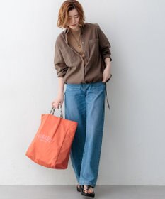 23区 【先行予約】ナイロンコットンシアーボイル ドロストシャツ